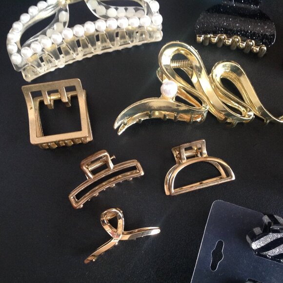 Retro Lot of 47 Hair Claws - Picture 3 of 8